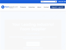 Tablet Screenshot of foamsearch.com